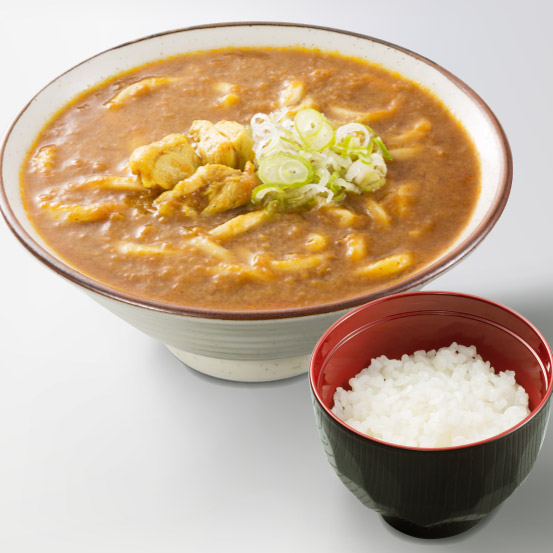 カレー南蛮そば・うどん（ライス付き）